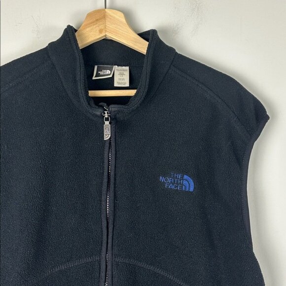 Vintage The North Face TNF Made in the USA Men's Black Fleece Vest - Size Large - Picture 4 of 8